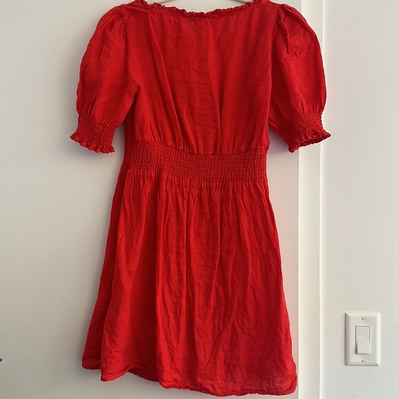 Red Zara dress size medium - Picture 4 of 4